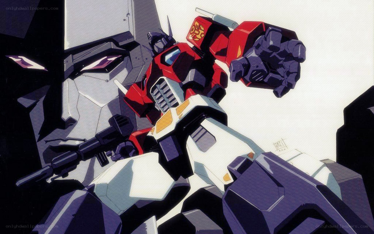Optimus Prime in battle