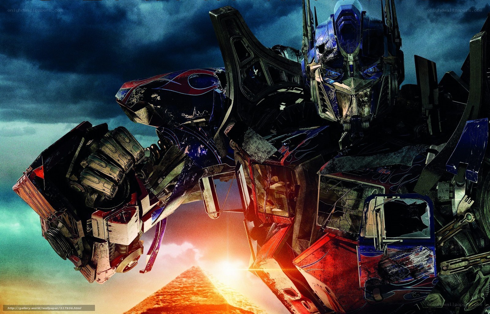 Optimus Prime in battle