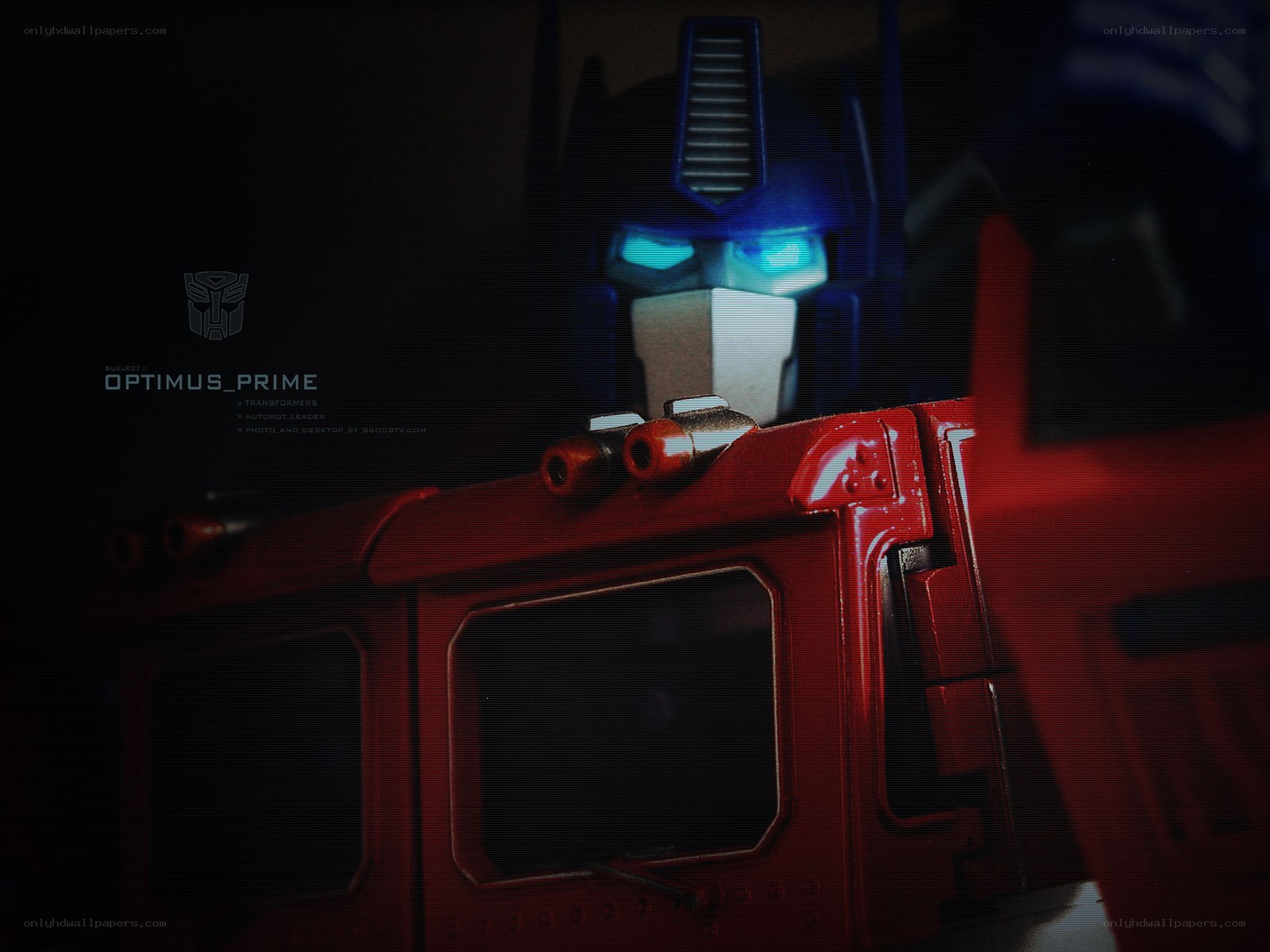 Optimus Prime in the dark
