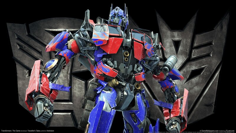 Optimus Prime Robot — Blue, Dramatic, 3d Render, Autobot Symbol