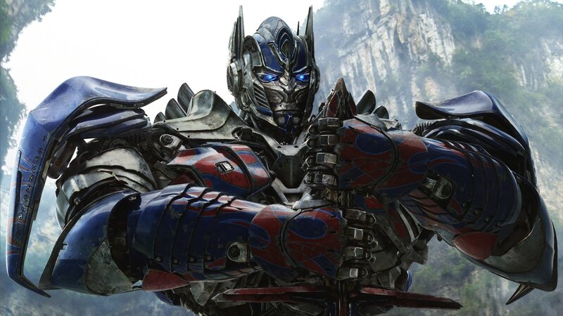 Optimus Prime Robot — Blue, Dramatic, 3d Render, Mountain, Cliff