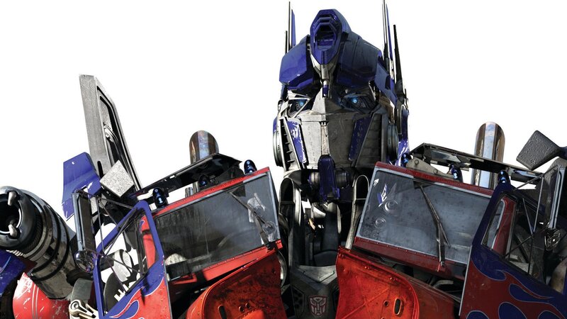 Optimus Prime Robot — Blue, Dramatic, 3d Render, Truck Parts