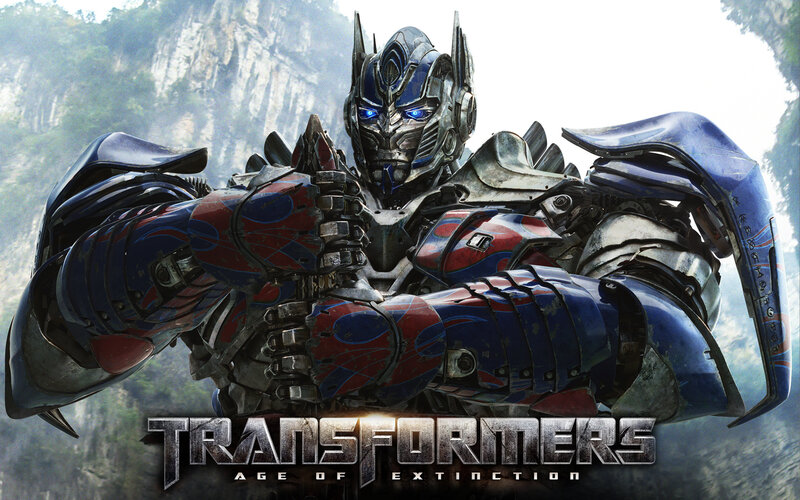 Optimus Prime Robot — Blue, Dramatic, Digital Art, Mountain