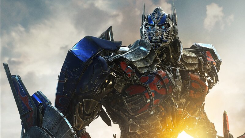 Optimus Prime Robot — Blue, Dramatic, Sunset, 3d Render, Sky