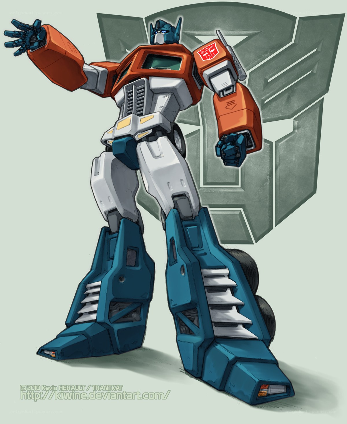 Optimus Prime robot character