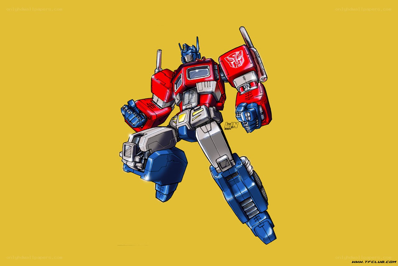 Optimus Prime robot character