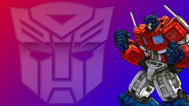 Optimus Prime Robot — Purple