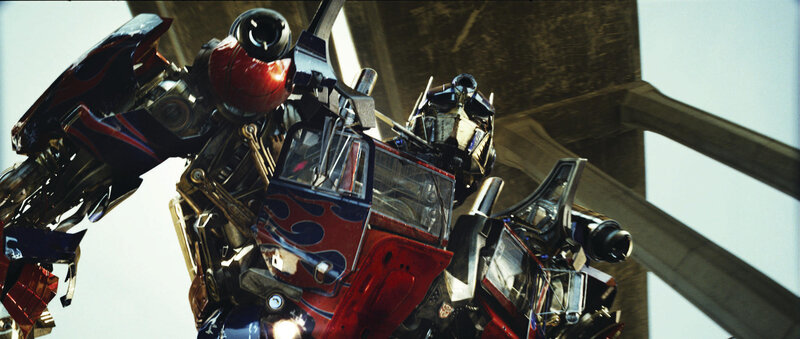 Optimus Prime Robot — Red, Dramatic, Afternoon, 3d Render