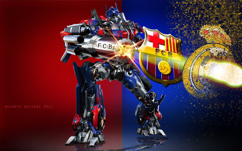 Optimus Prime Robot — Red, Dramatic, Digital Art, Fcb Logo