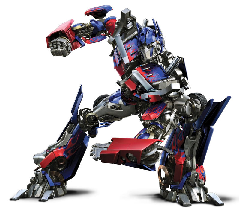 Optimus Prime Robot — Red, Dynamic