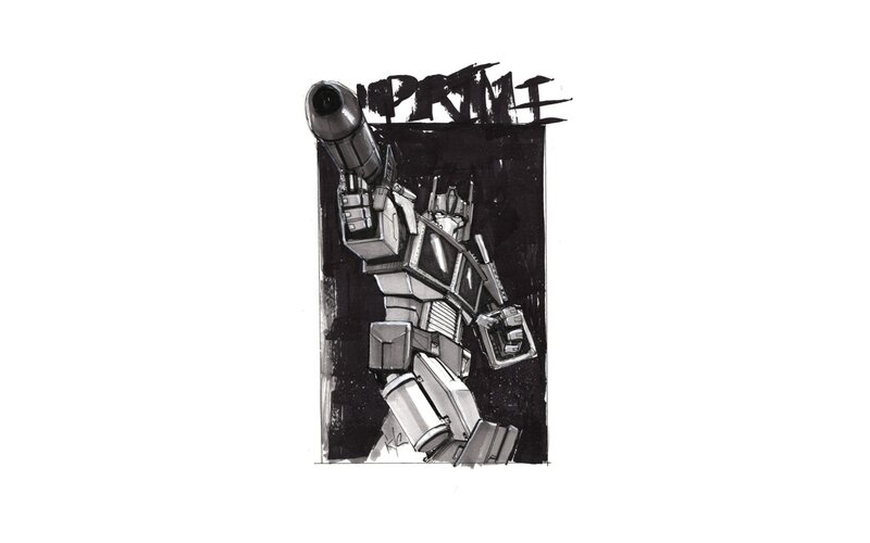 Optimus Prime sketch art