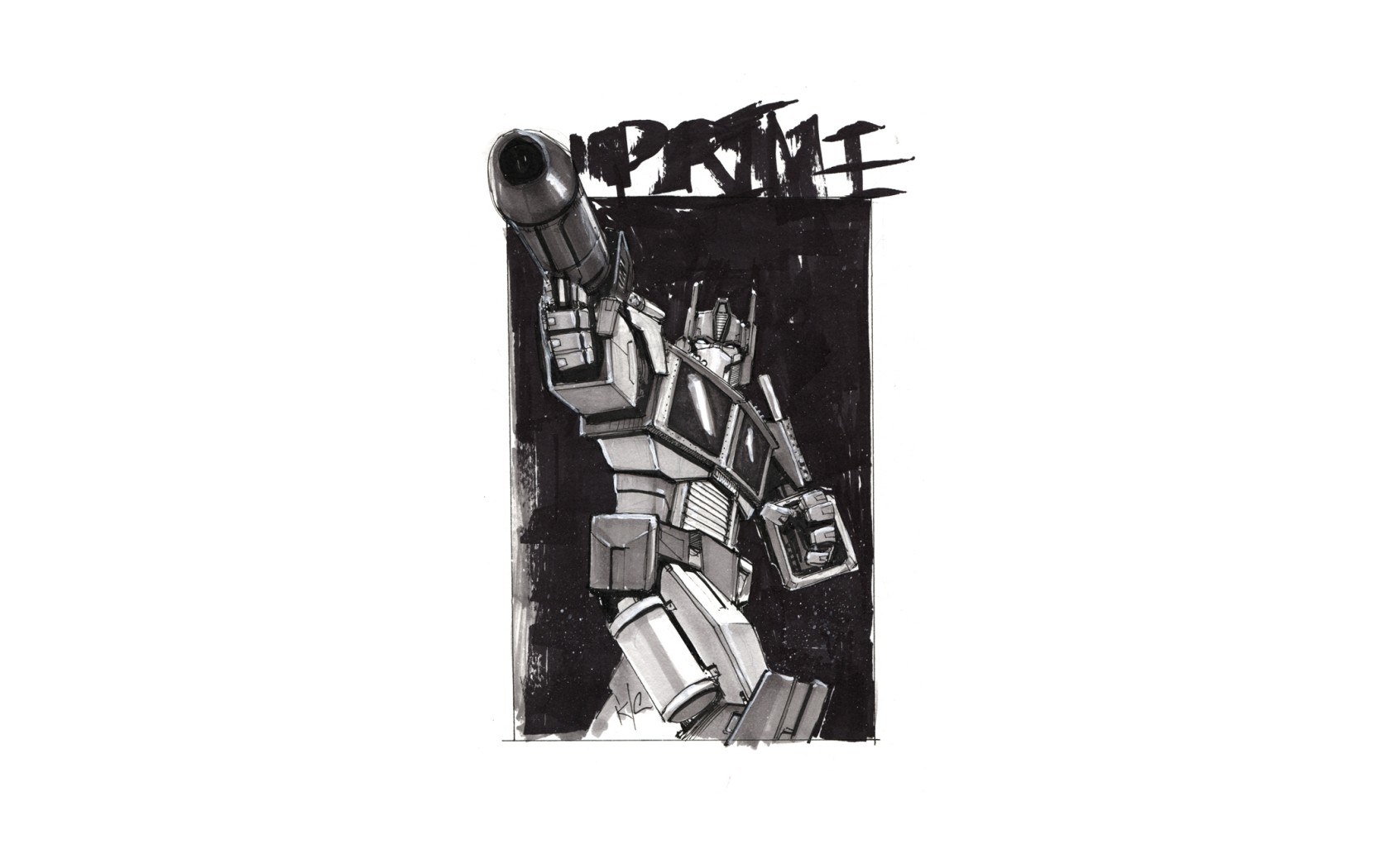 Optimus Prime sketch art