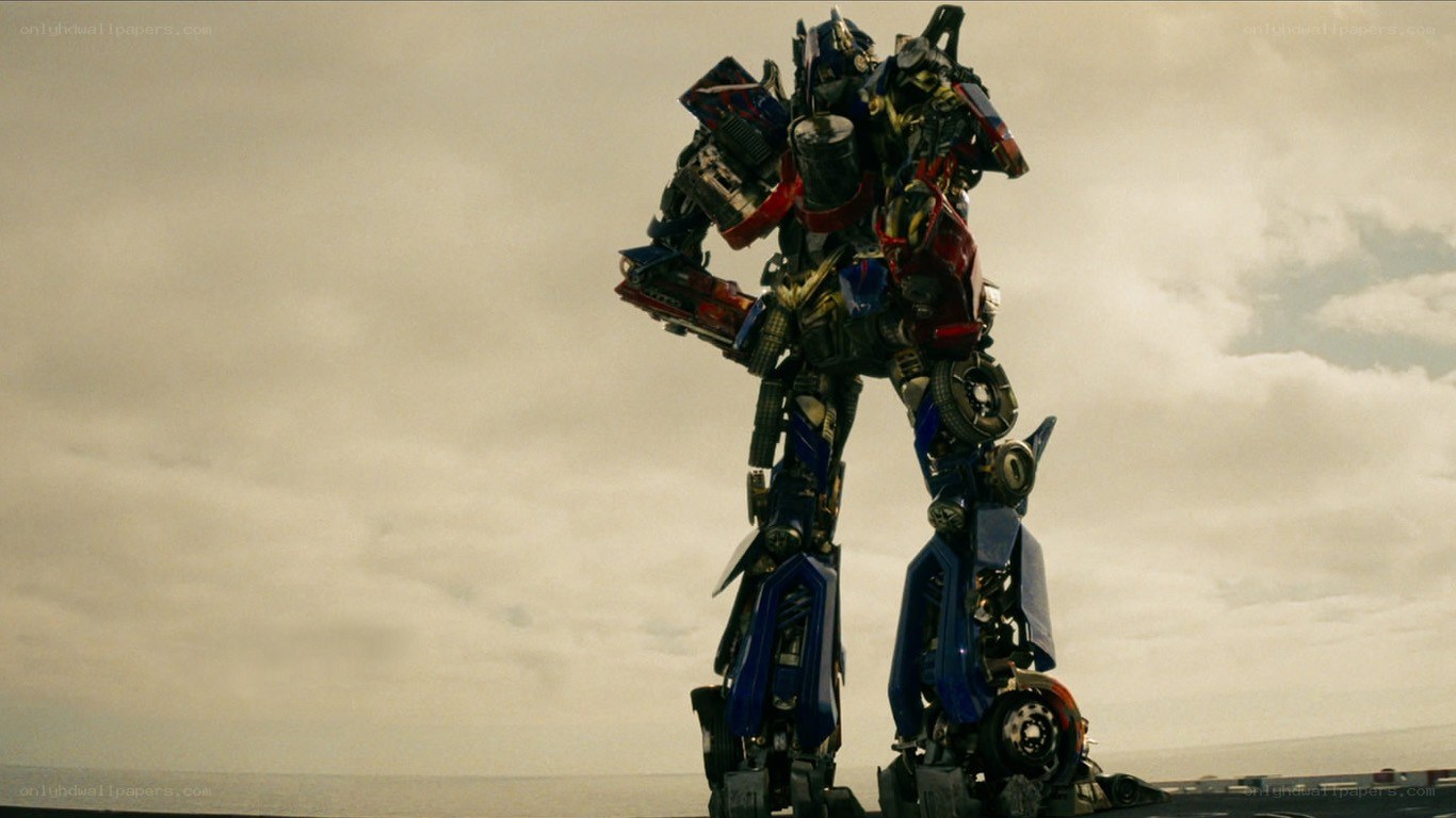 Optimus Prime stands tall