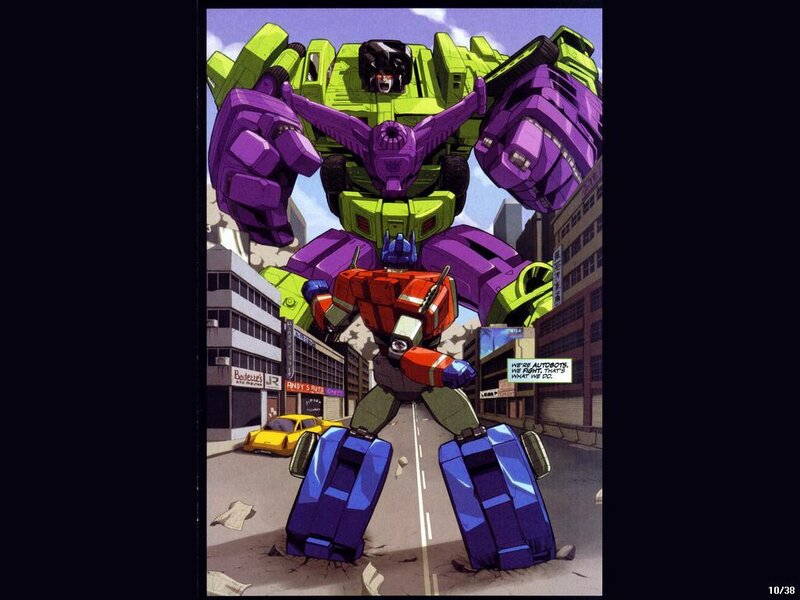 Optimus Prime vs. Devastator