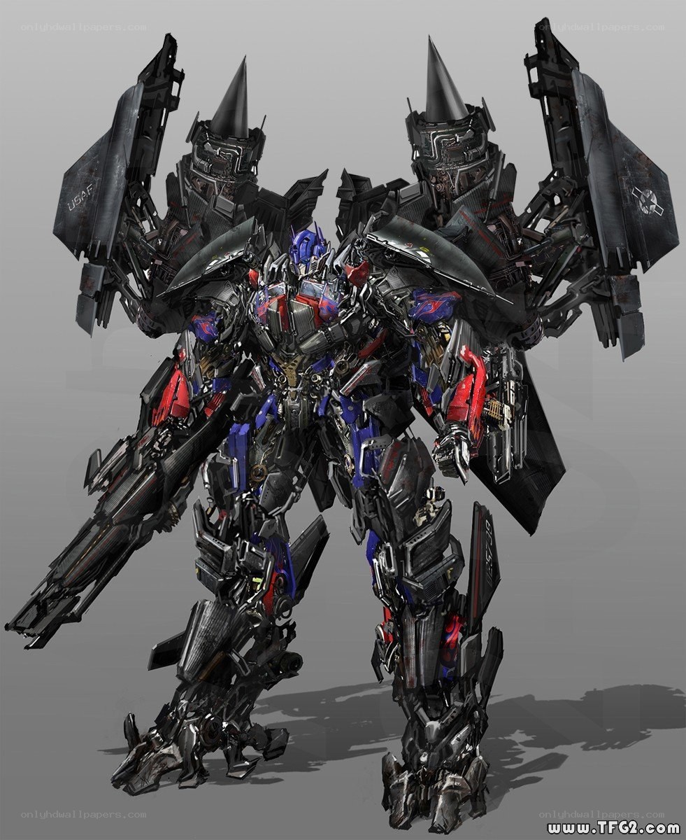 Optimus Prime with jet wings