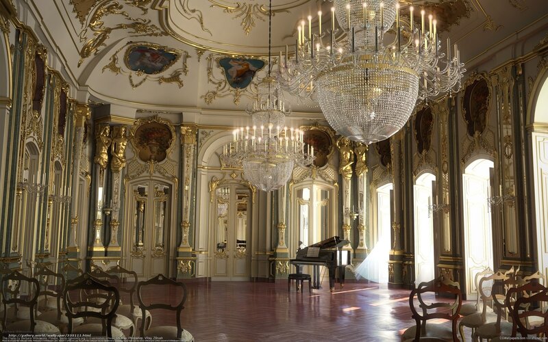 opulent ballroom interior