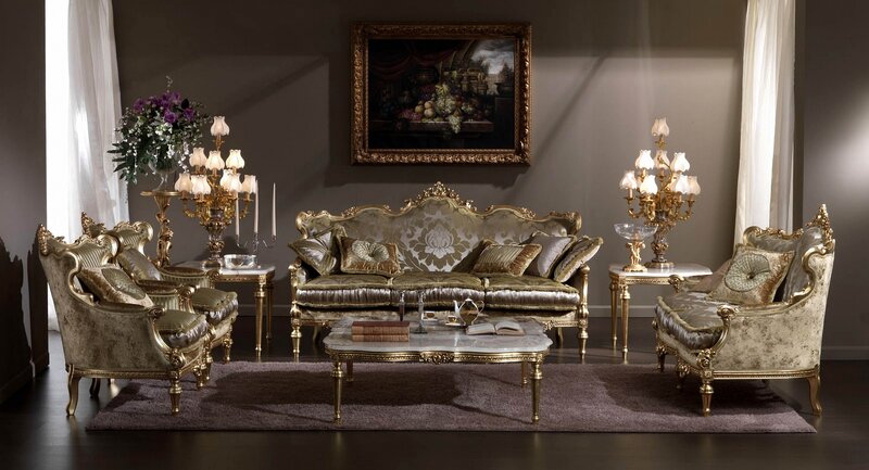 opulent living room furniture set