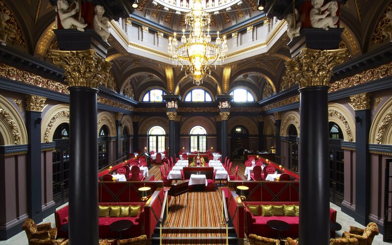 opulent restaurant interior