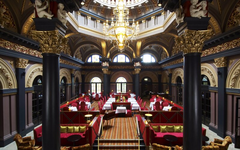opulent restaurant interior
