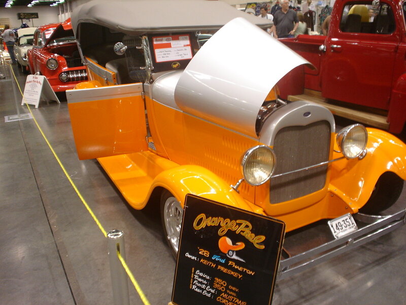 Orange '28 Ford Phaeton