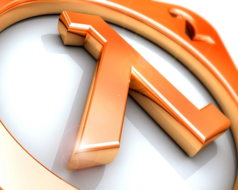 Orange 3d Letter A
