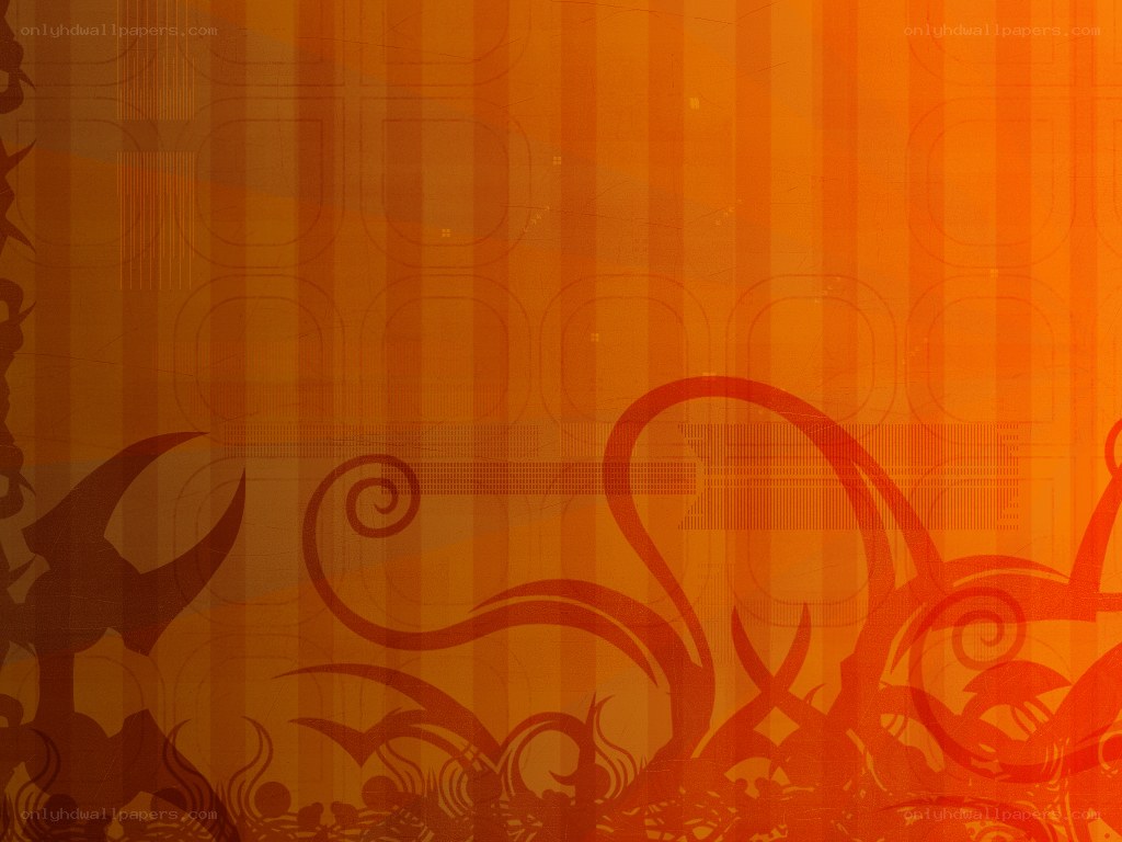 orange abstract background with swirls
