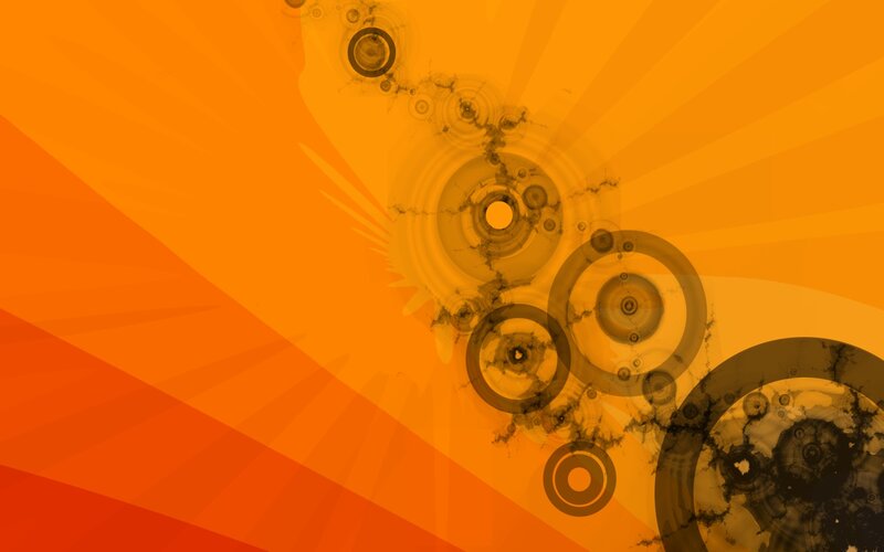 orange abstract circle pattern