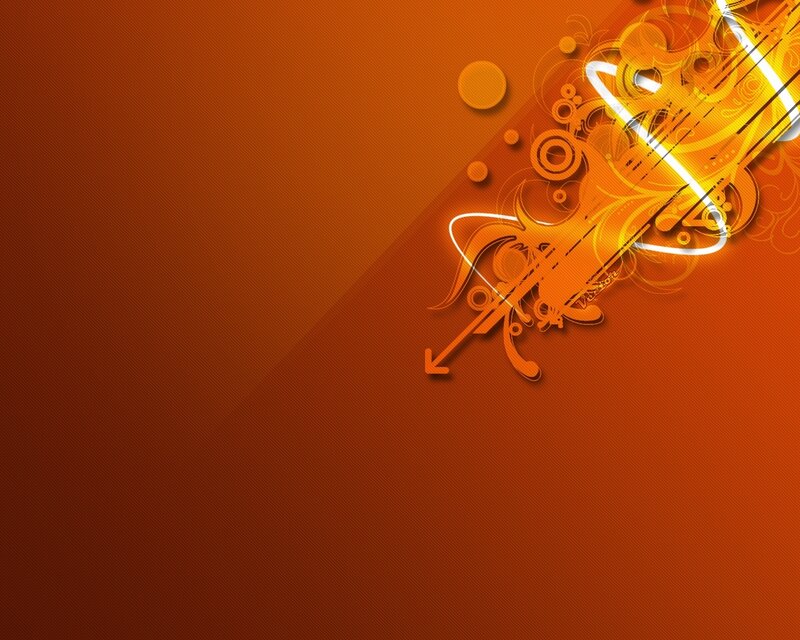 orange abstract design
