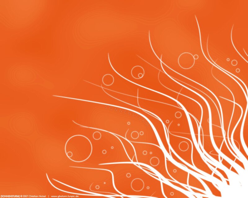 orange abstract design with white lines