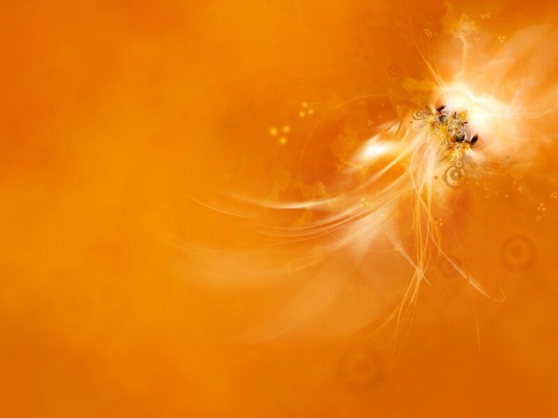 orange abstract energy burst