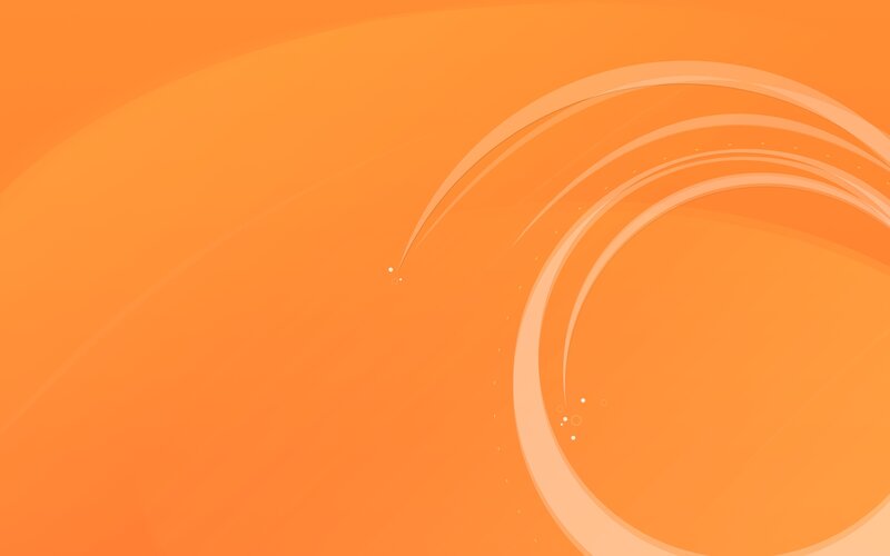 orange abstract wave design