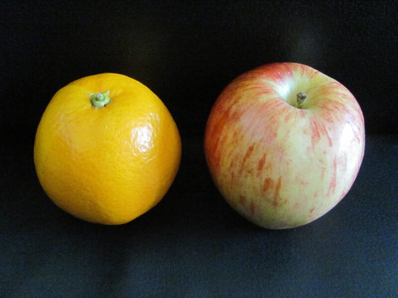 Orange and Apple