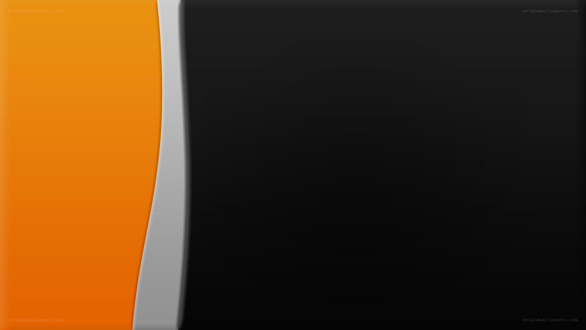 orange and black abstract design