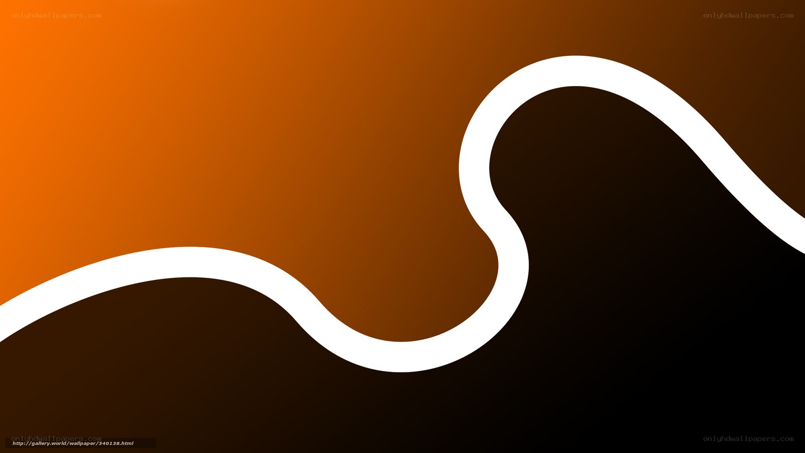 orange and black abstract design
