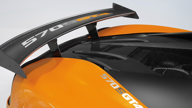 Orange and Black Car Wing