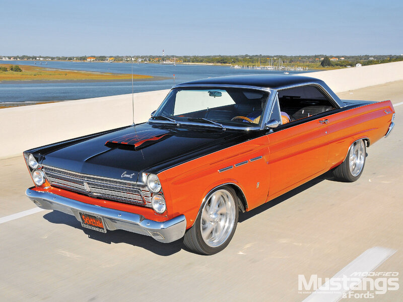 Orange and Black Classic Car