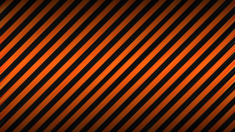 orange and black diagonal stripes