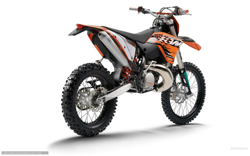 orange and black dirt bike