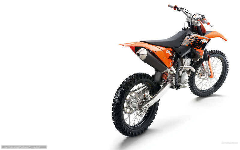 Orange and Black Dirt Bike — Neutral, Photograph, Motorcycle, Handlebars
