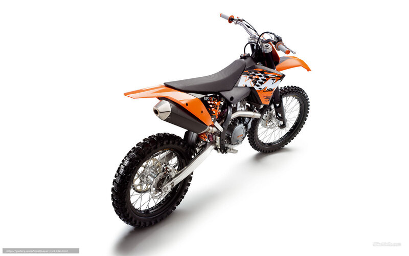 Orange and Black Dirt Bike — Neutral