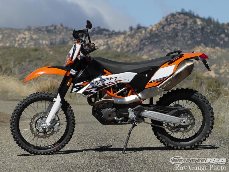 Orange and Black Dirt Bike — Outdoor