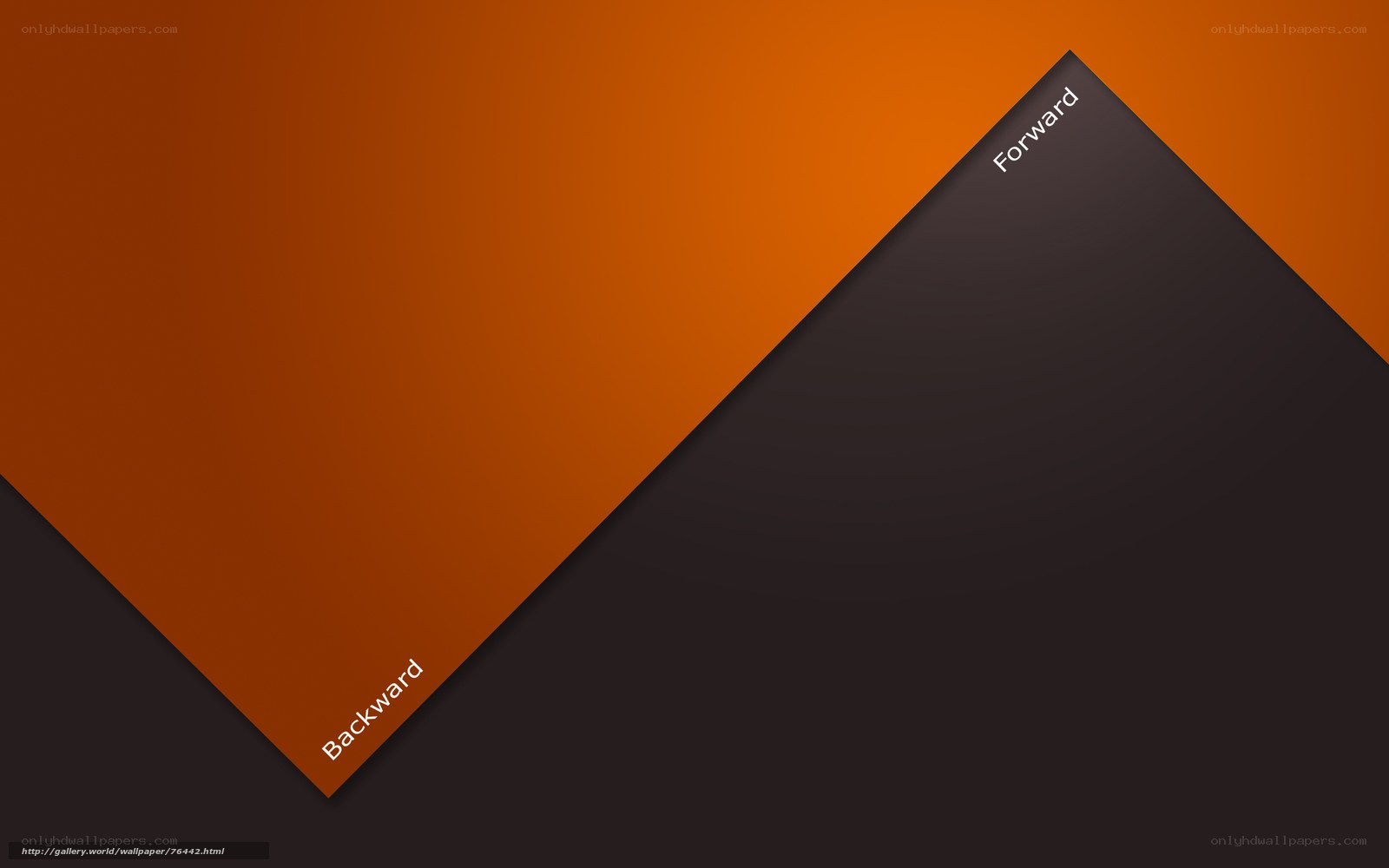 orange and black geometric design