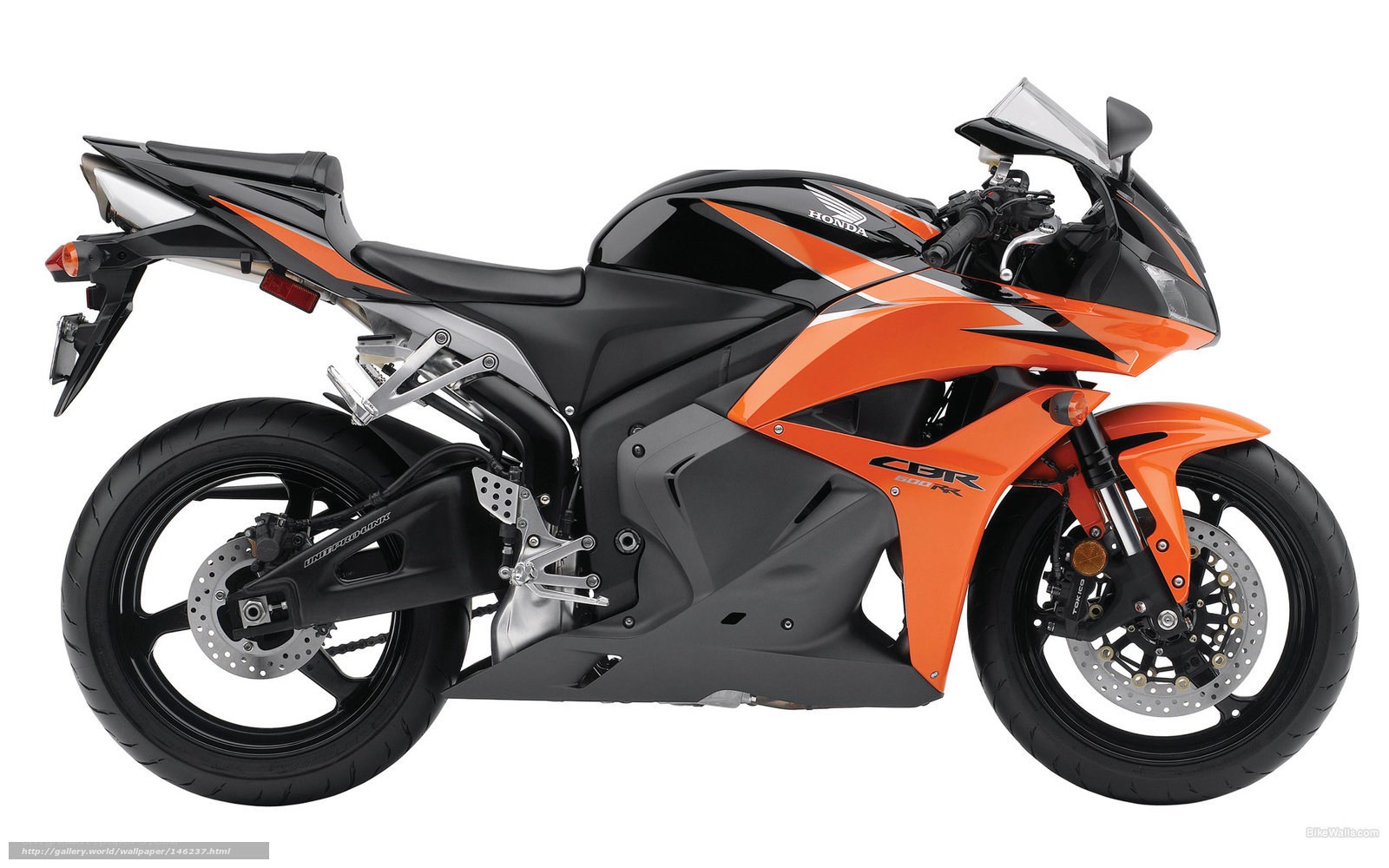 Orange and black Honda CBR600RR