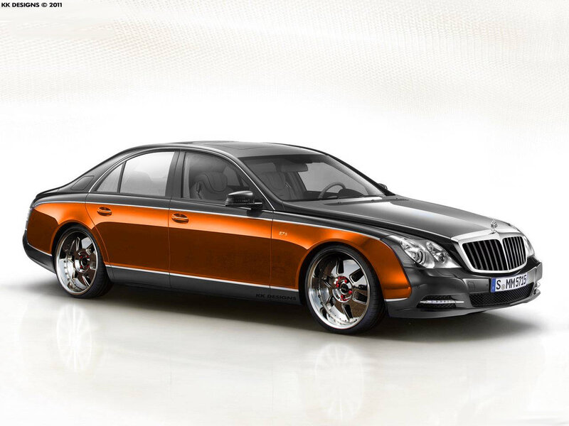 Orange and Black Luxury Car