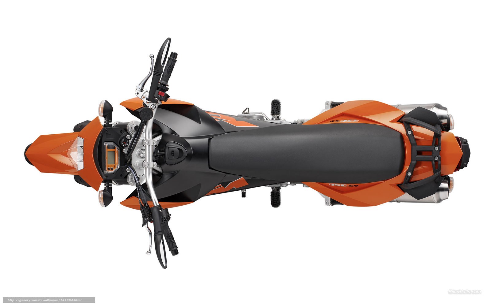 orange and black motorcycle