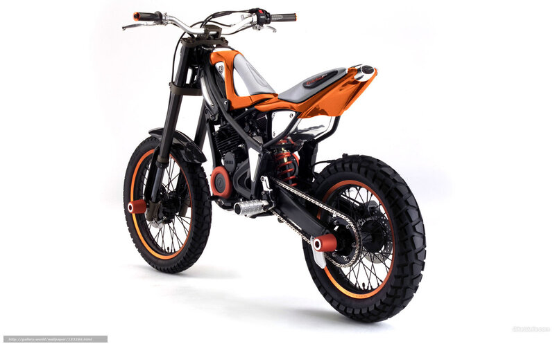 orange and black motorcycle