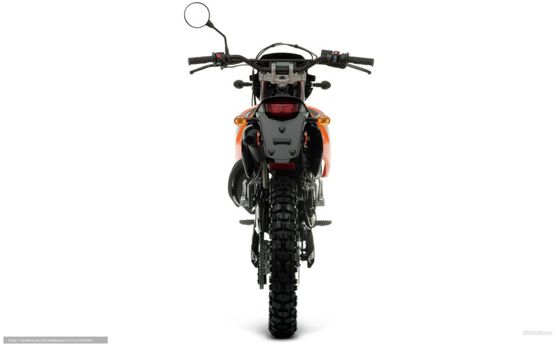 orange and black motorcycle