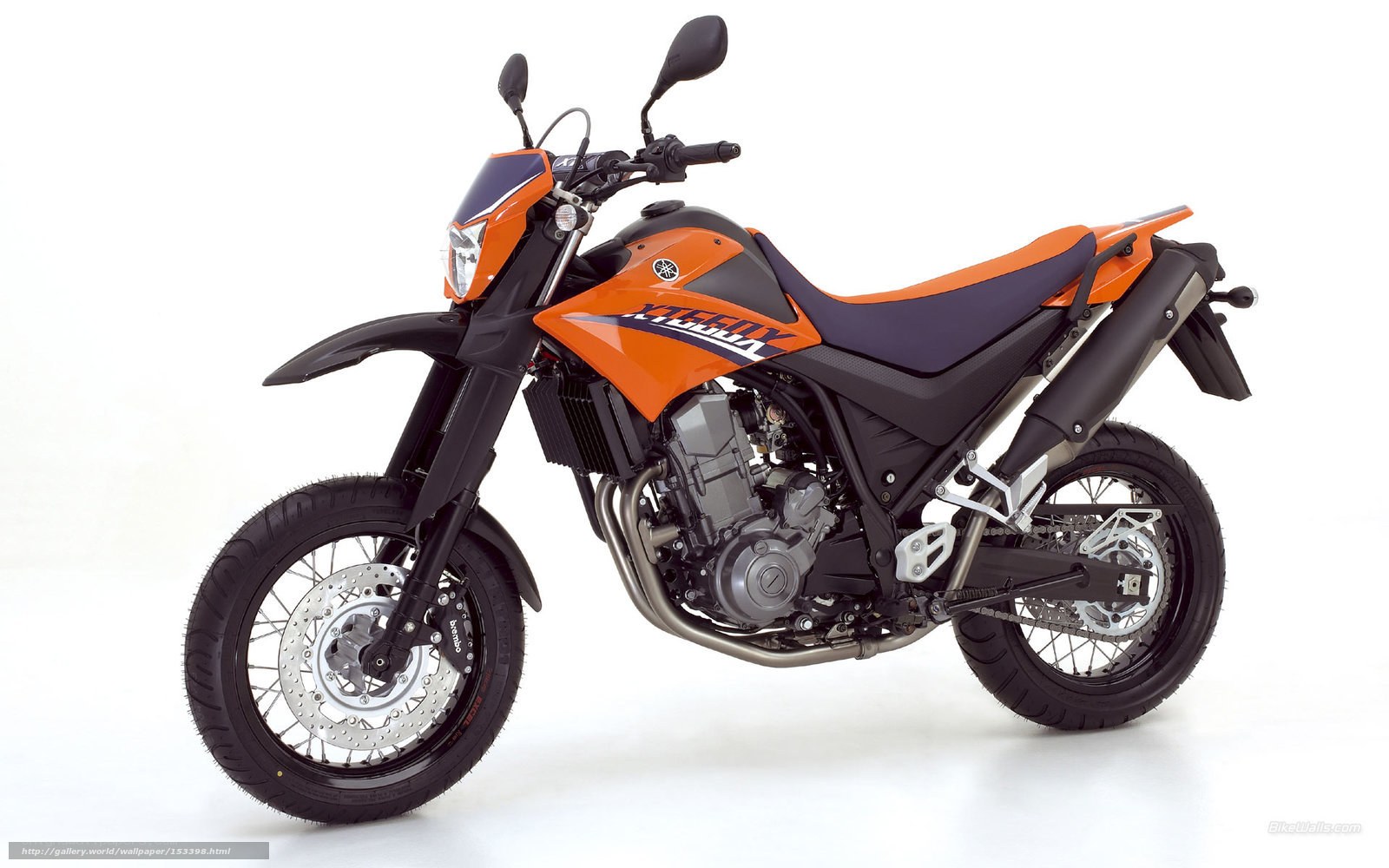 orange and black motorcycle