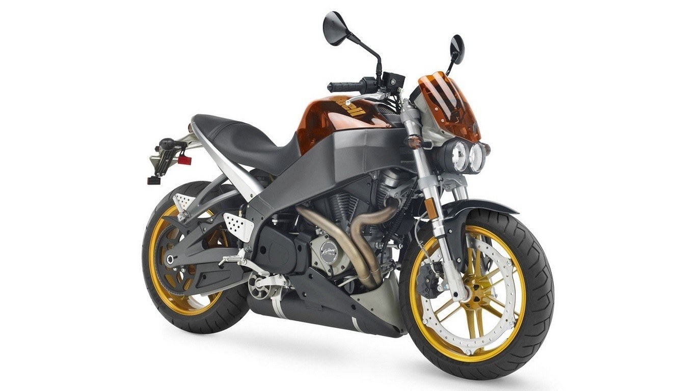 orange and black motorcycle