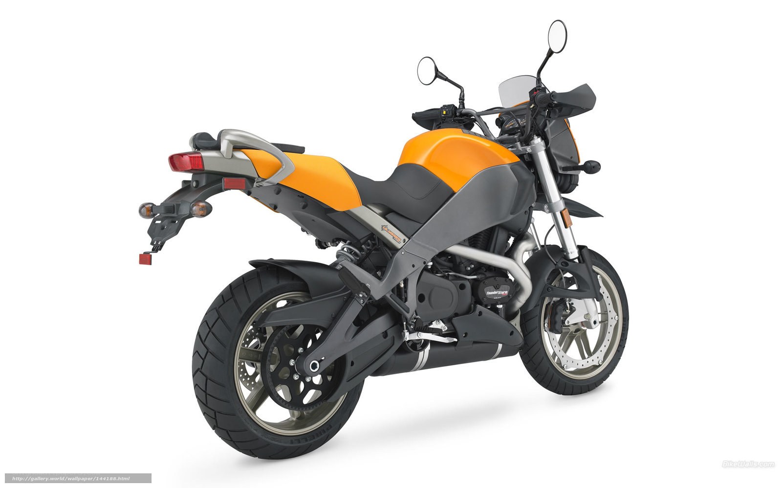orange and black motorcycle